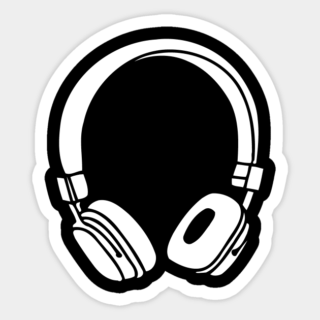 Headphone Sticker by Cutepitas